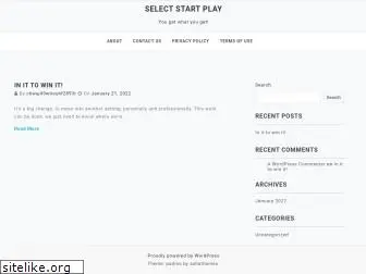 selectstartplay.org