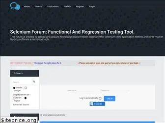 seleniumforum.forumotion.net