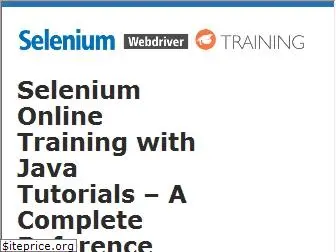 seleniumwebdrivertrainings.com