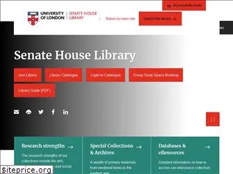 senatehouselibrary.ac.uk