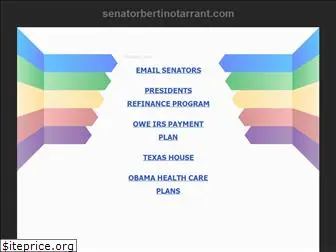 senatorbertinotarrant.com