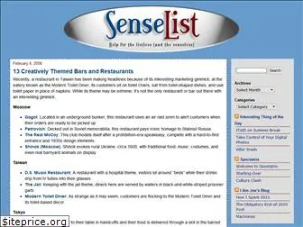 senselist.com