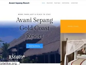 sepanggoldcoast-resort.com