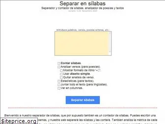 separacaodesilabas.com