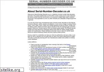 serial-number-decoder.co.uk