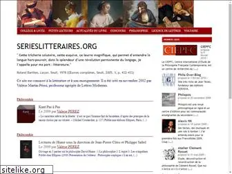 serieslitteraires.org