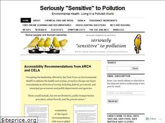 seriouslysensitivetopollution.org