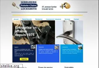 serrurierpointeclaire.com