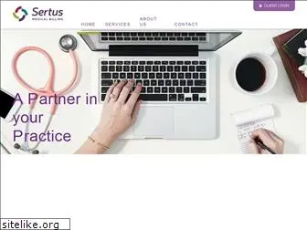 sertusmedicalbilling.com