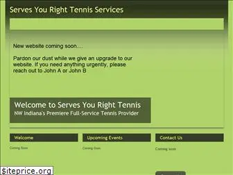 servesyourighttennis.com