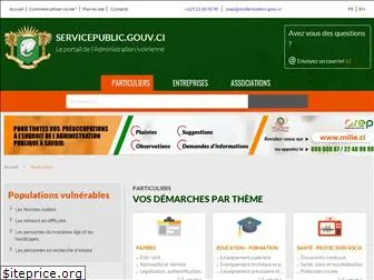 servicepublic.gouv.ci