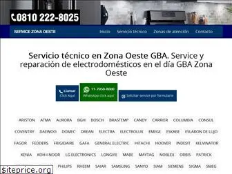 servicezonaoeste.com.ar