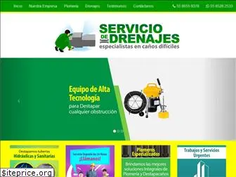 serviciosdedrenajes.com.mx