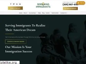 servingimmigrants.com