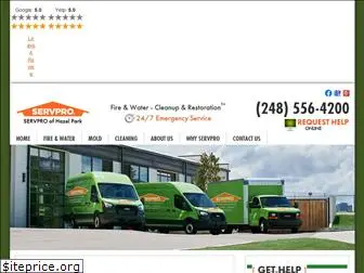 servprohazelpark.com