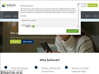 setfords.co.uk