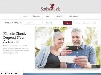 settlersbank.com