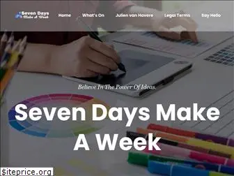 sevendaysmakeaweek.com