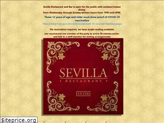 sevillarestaurantandbar.com