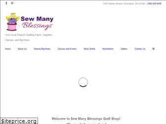 sewmanyblessingsquiltshop.com