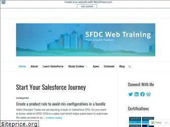 sfdcwebtraining.wordpress.com