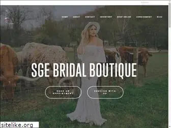 sgebridal.com