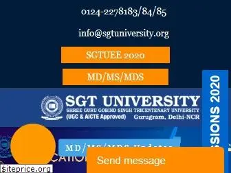 sgtuniversity.ac.in