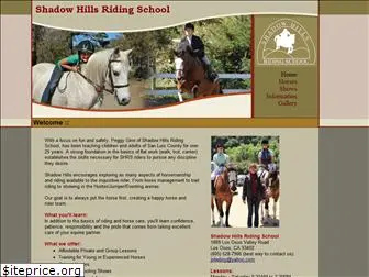 shadowhillsridingschool.com