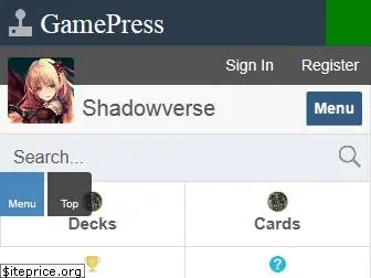 shadowverse.gamepress.gg