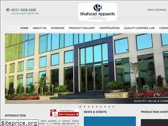 shahzadapparels.com