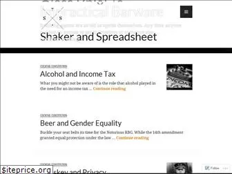 shakerandspreadsheet.com