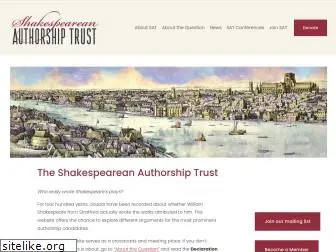 shakespeareanauthorshiptrust.org.uk