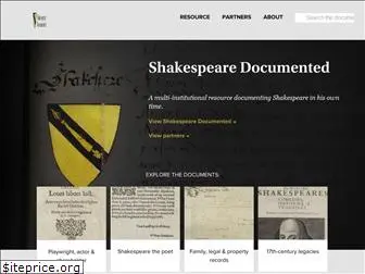 shakespearedocumented.org