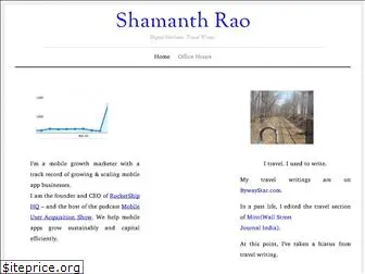 shamanthrao.com