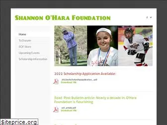 shannonoharafoundation.org