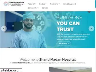 shantimadanhospital.com
