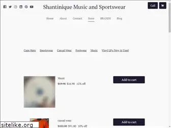 shantiniquemusicandsportswear.com