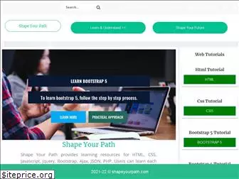 shapeyourpath.com