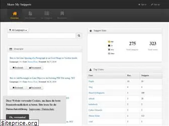 share-my-snippets.de