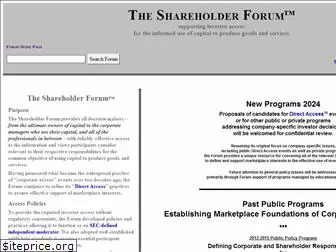 shareholderforum.com