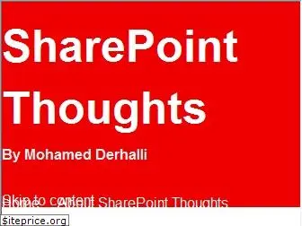 sharepoint-thoughts.com