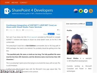 sharepoint4developers.net