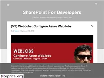 sharepointfordeveloper.blogspot.com