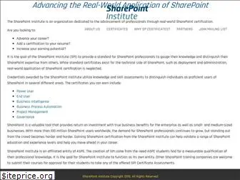 sharepointinstitute.com