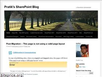 sharepointpratik.wordpress.com