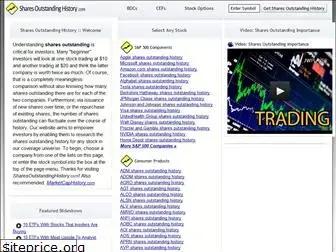 sharesoutstandinghistory.com