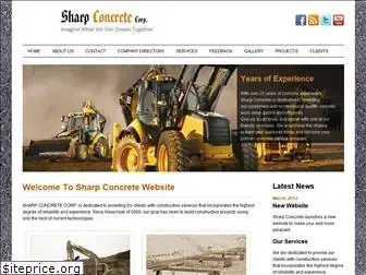 sharpconcrete.com