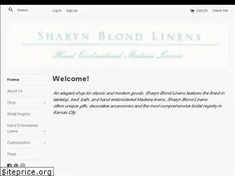 sharynblondlinens.com