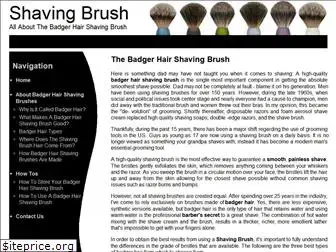 shavingbrush.com
