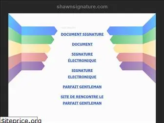 shawnsignature.com